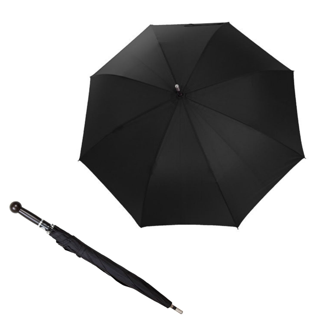 Discreet Self-Defense Umbrella – Stay Safe Anywhere "City-Safe" knob handle short
