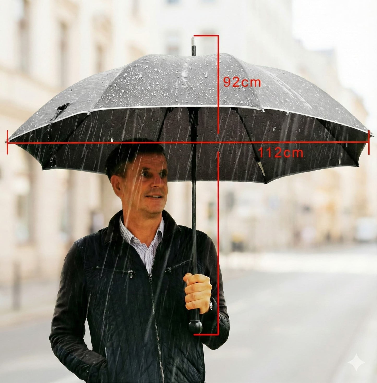 Discreet Self-Defense Umbrella – Stay Safe Anywhere standard size knob