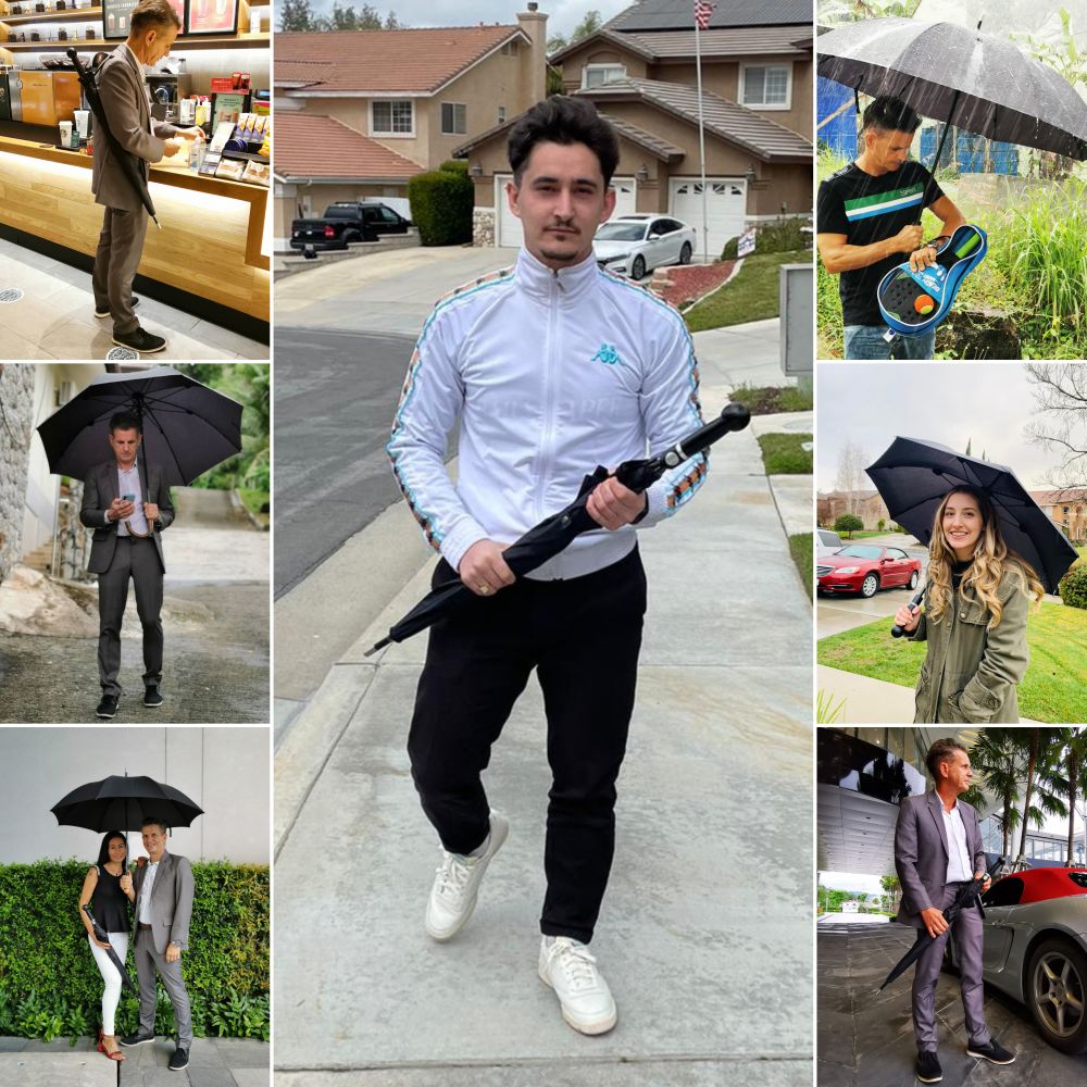 Discreet Self-Defense Umbrella – Stay Safe Anywhere standard size knob