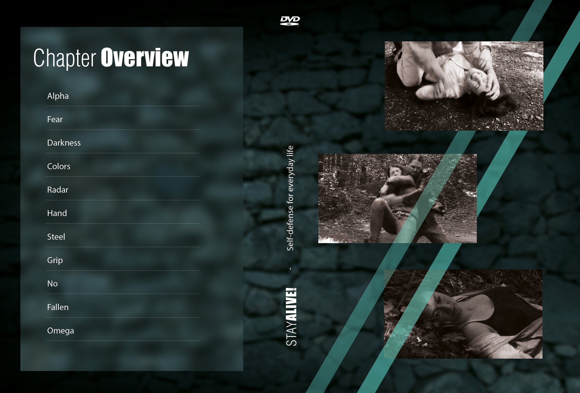 DVD Stay Alive - Video tutorial on practical self defense without any tools