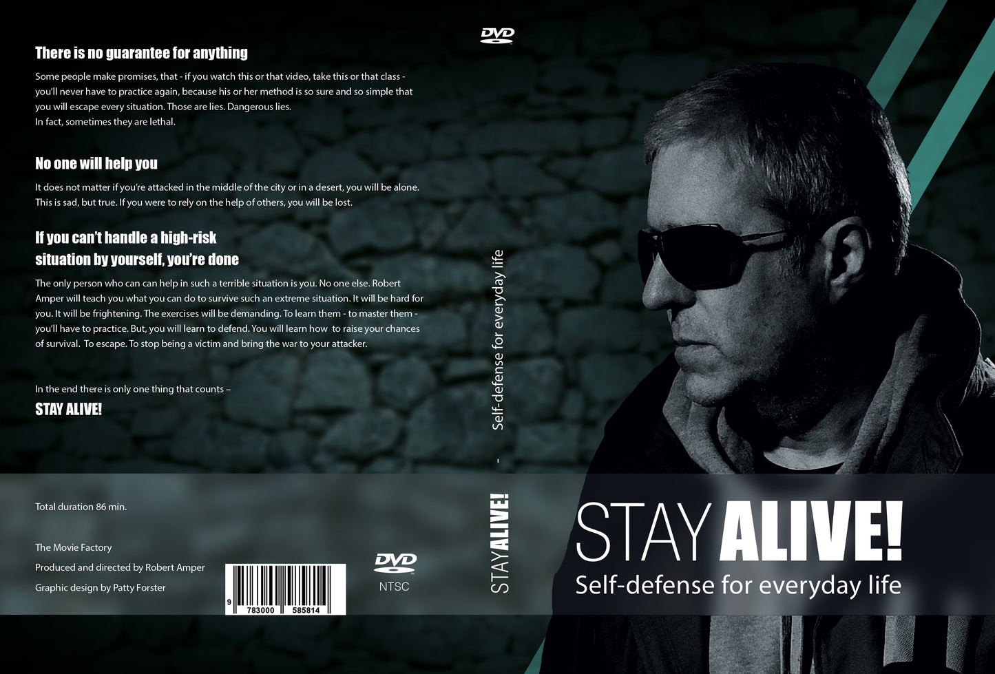 DVD Stay Alive - Video tutorial on practical self defense without any tools