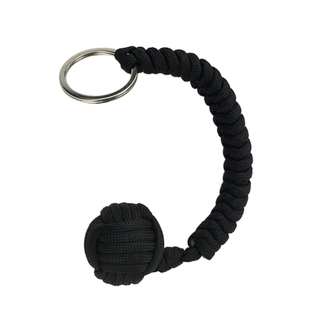 Monkey Fist Steel Ball Security Protection for Self Defense  Multifunctional Keychain