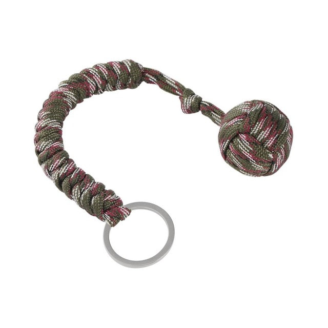 Monkey Fist Steel Ball Security Protection for Self Defense  Multifunctional Keychain