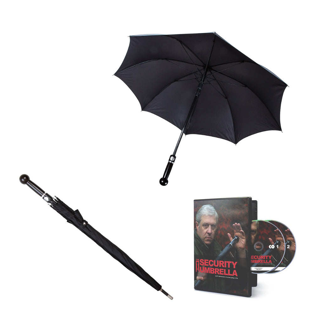 Discreet Self-Defense Umbrella with Reinforced Core